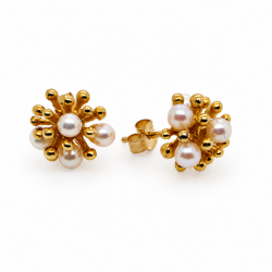 Pre Owned 9ct Pearl Stud Earrings ZC126